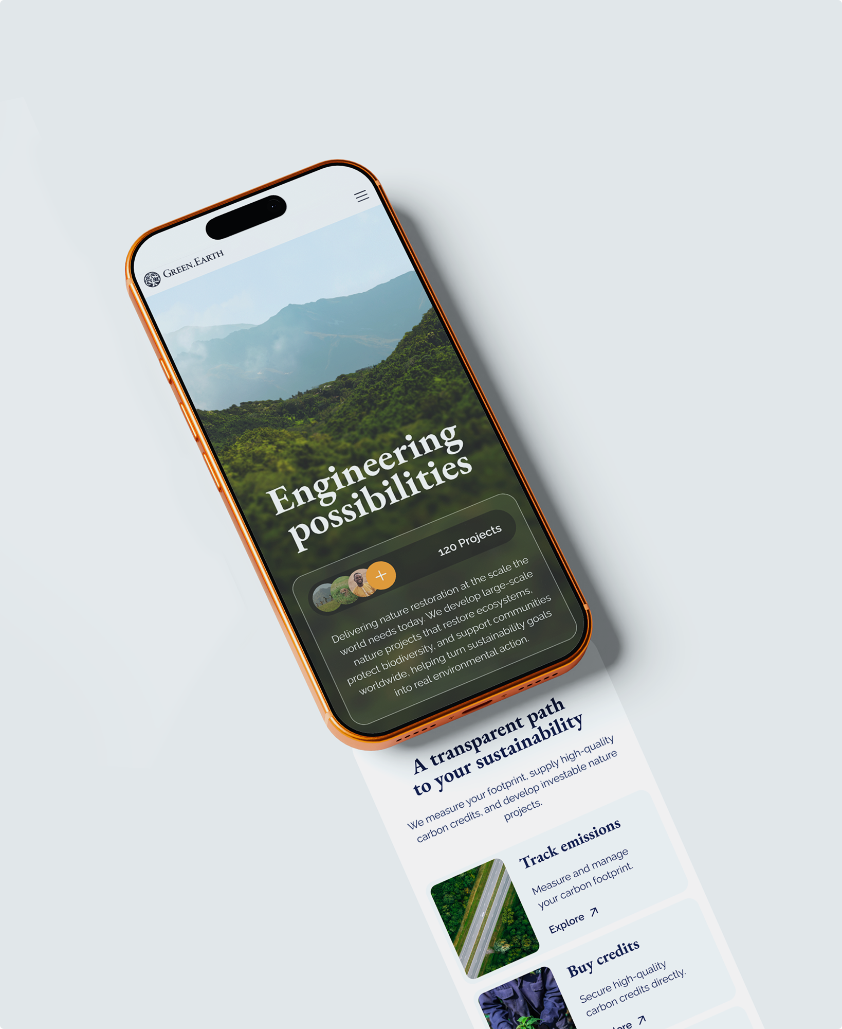 mobile homepage